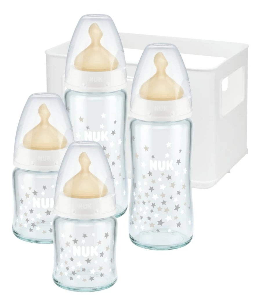 Wholesale Nuk First Choice+ Glass Bottle Starter Set With Latex Teats