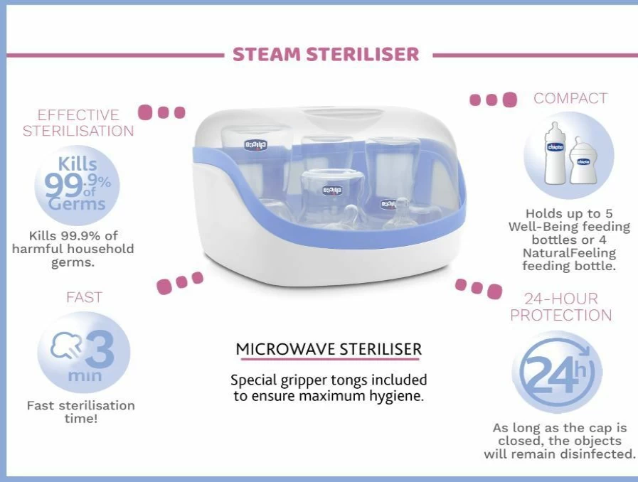 Online Chicco Sterilnatural Microwave Steriliser