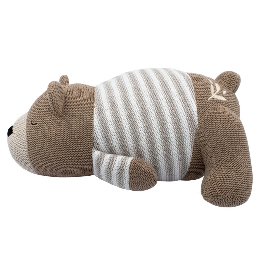 New Lolli Living Character Knit Cushion Bosco Bear