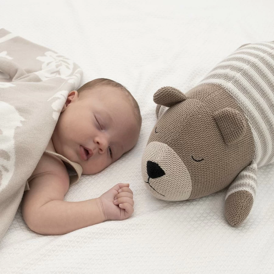 New Lolli Living Character Knit Cushion Bosco Bear