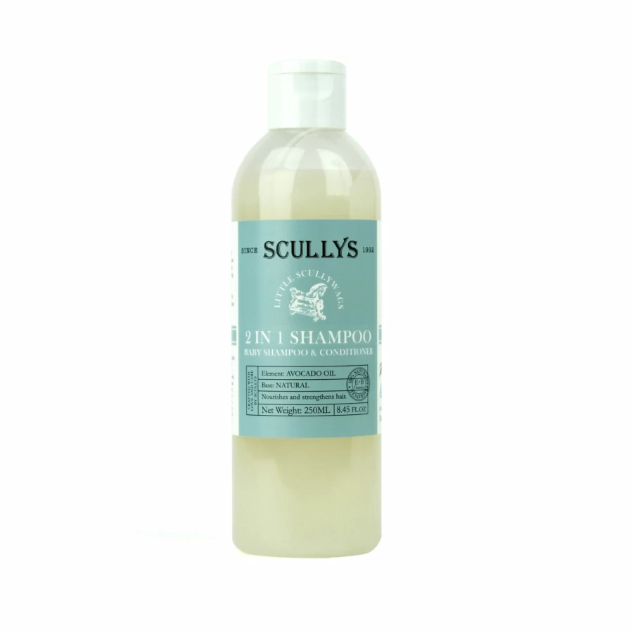 New Scullys 2 In 1 Baby Shampoo & Conditioner 250Ml