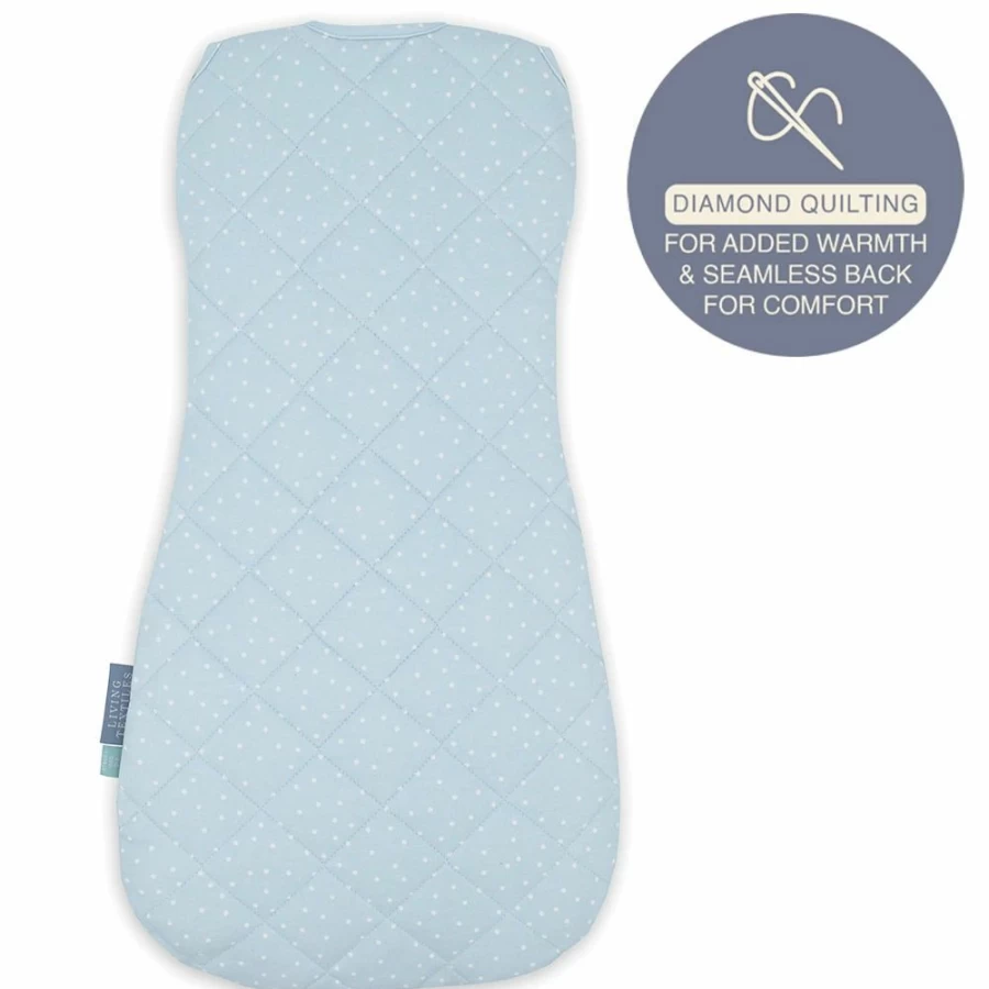 Best Living Textiles Smart Sleep Zip Up Swaddle 2.5 Tog Mason Elephant