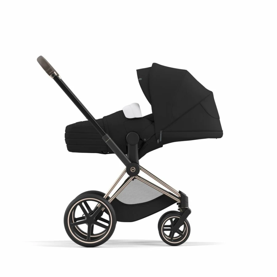 New Cybex Priam Platinum Lite Cot 2022 Deep Black