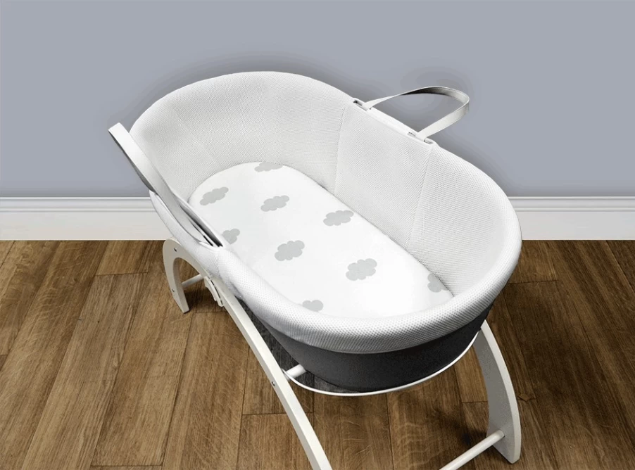 Hot Shnuggle Dreami Moses Basket Fitted Sheets 2Pk