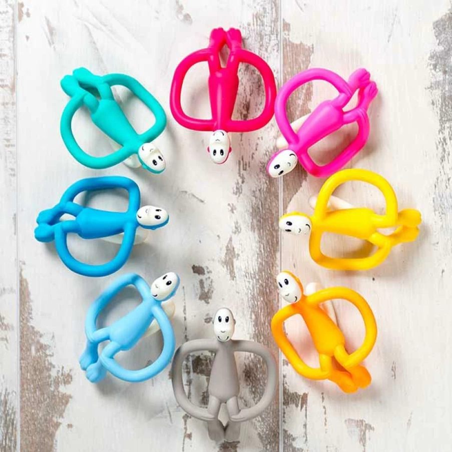 Clearance Matchstick Monkey Teething Toy And Gel Applicator
