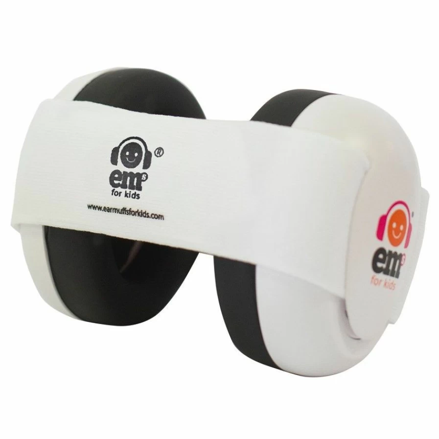 Online Ems For Kids Baby Earmuffs White With White Headband