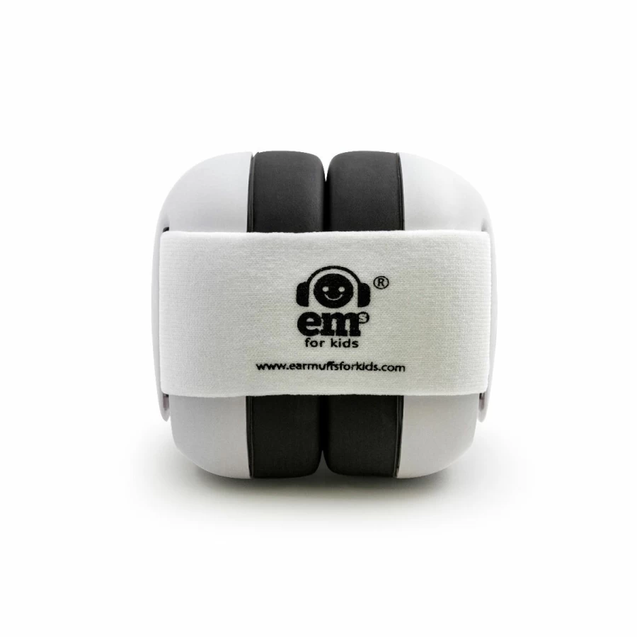 Online Ems For Kids Baby Earmuffs White With White Headband