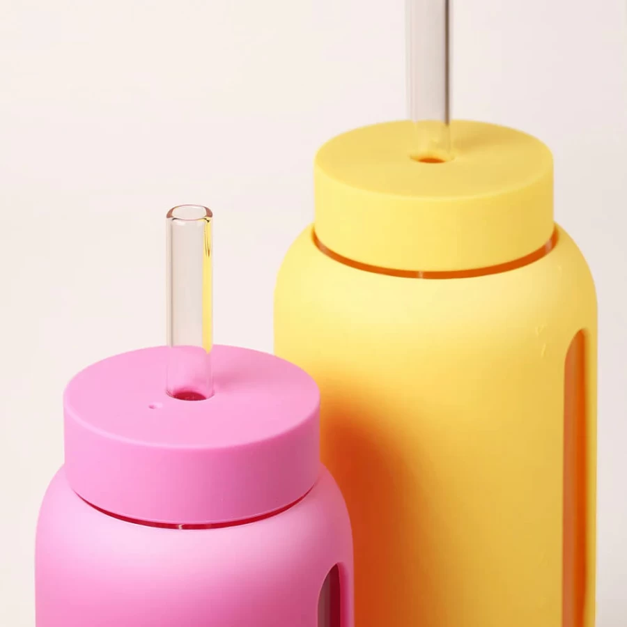 Clearance Bink Glass Straws 2Pk