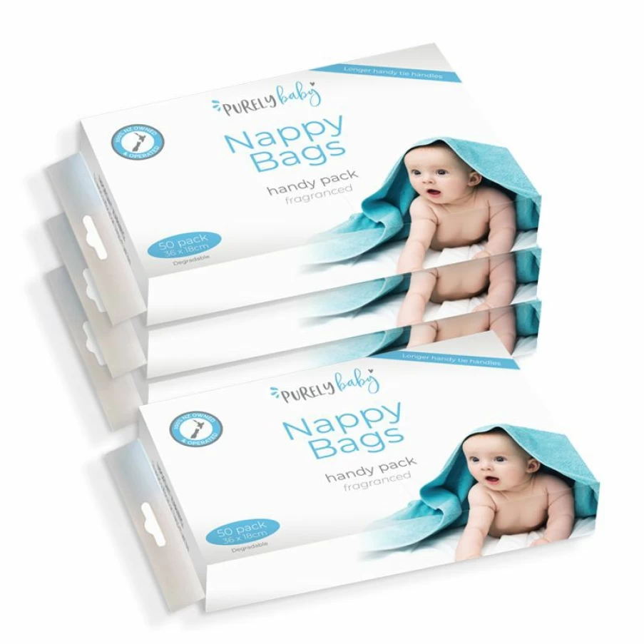 Best Purely Baby Nappy Disposal Bags 50Pk