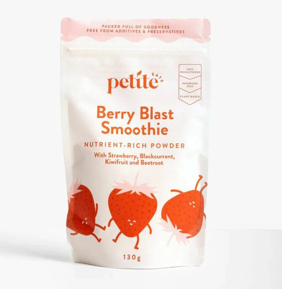 Clearance Petite Eats Berry Blast Smoothie Mix 130G 20 Servings