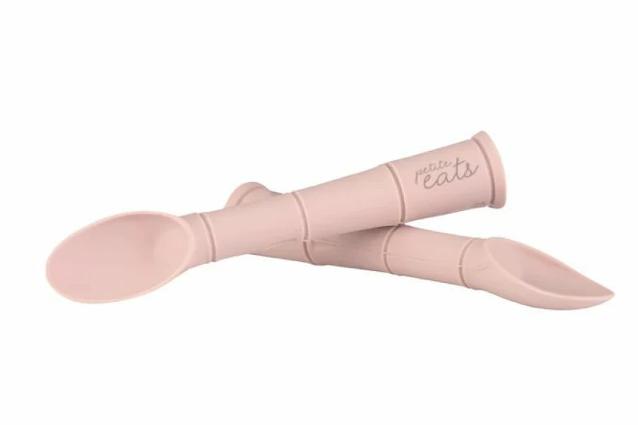 Hot Petite Eats Silicone Baby Spoons 2Pk