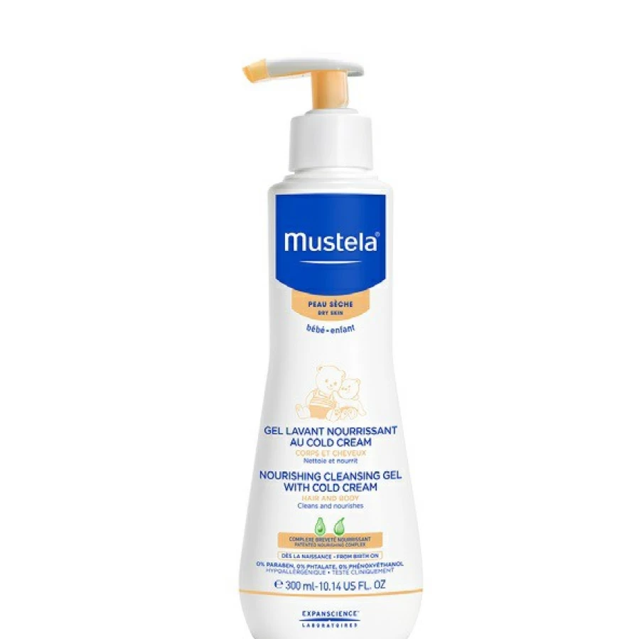 New Mustela Nourishing Cleansing Gel With Cold Cream 300Ml