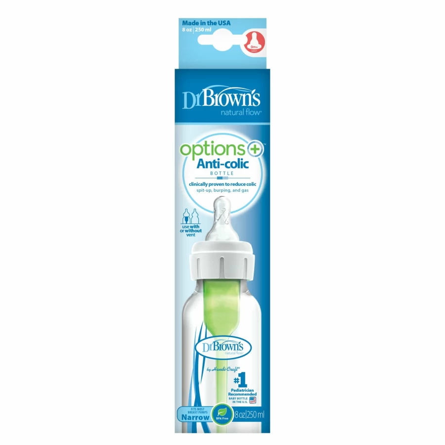 Best Dr Browns 250Ml Narrow Neck Feeding Bottle With Level 1 Teat