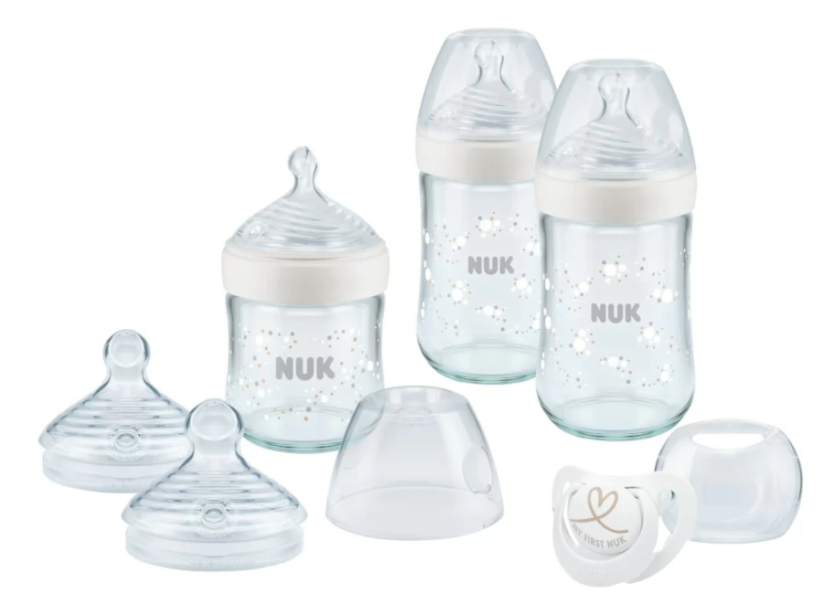 Online Nuk Nature Sense Glass Bottle Set 6Pc