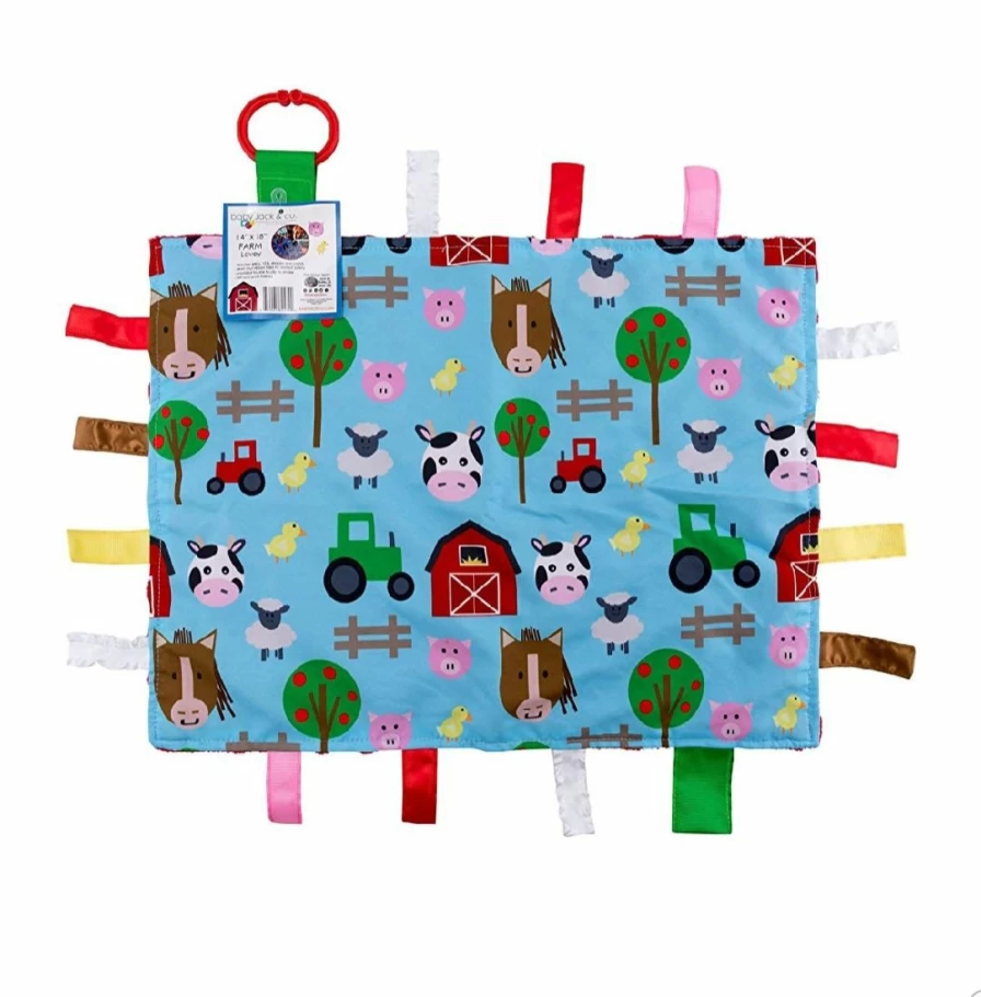 Clearance Baby Jack 35 X 45Cm Learning Lovey Sensory Toy