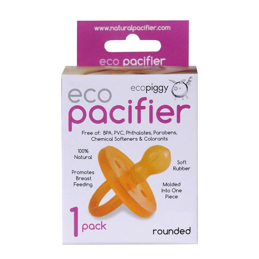 Online Ecopiggy Ecopacifier Rounded 1Pk