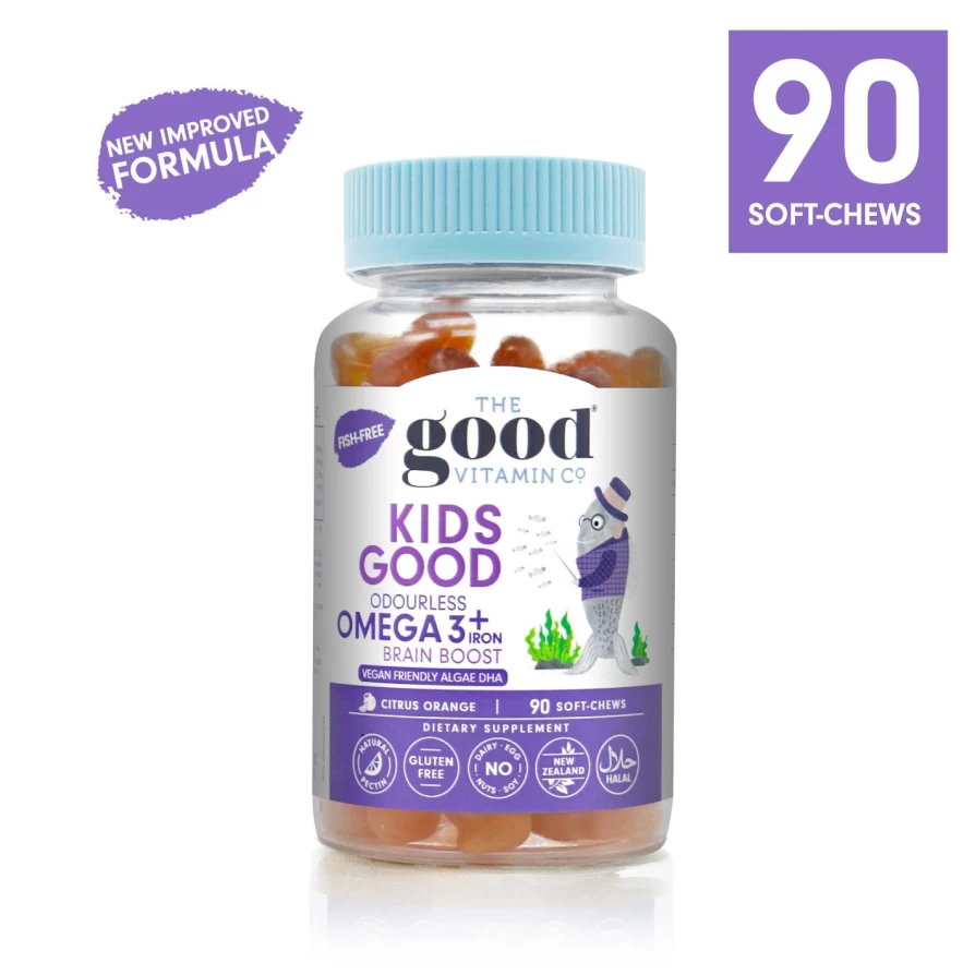 Best The Good Vitamin Co Kids Good Omega 3 + Iron Algae Dha 90S