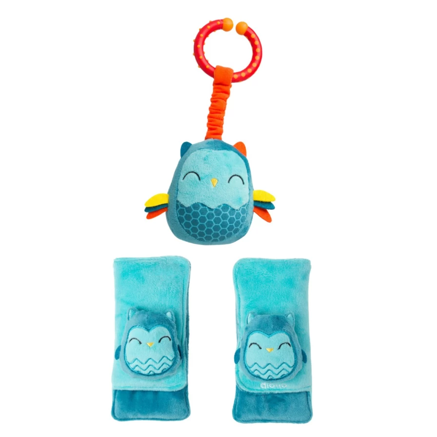 Clearance Diono Harness Soft Wraps & Toy