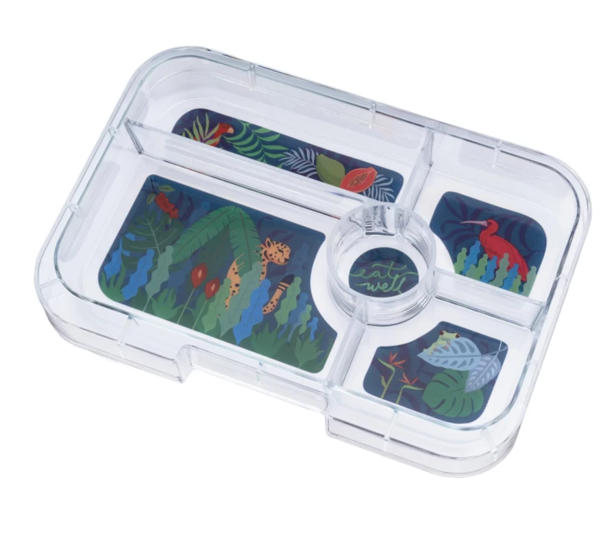New Yumbox Tapas 5 Compartment Lunchbox Tray