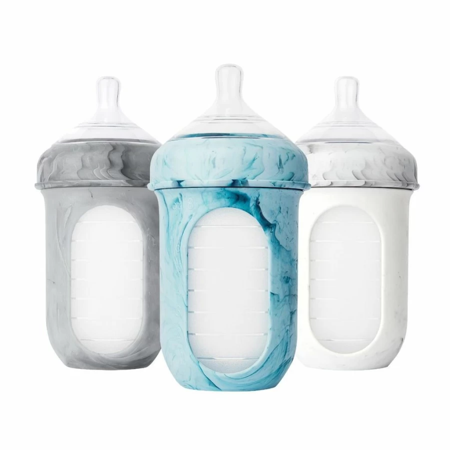 Hot Boon Nursh Silicone Bottle 8Oz 3Pk