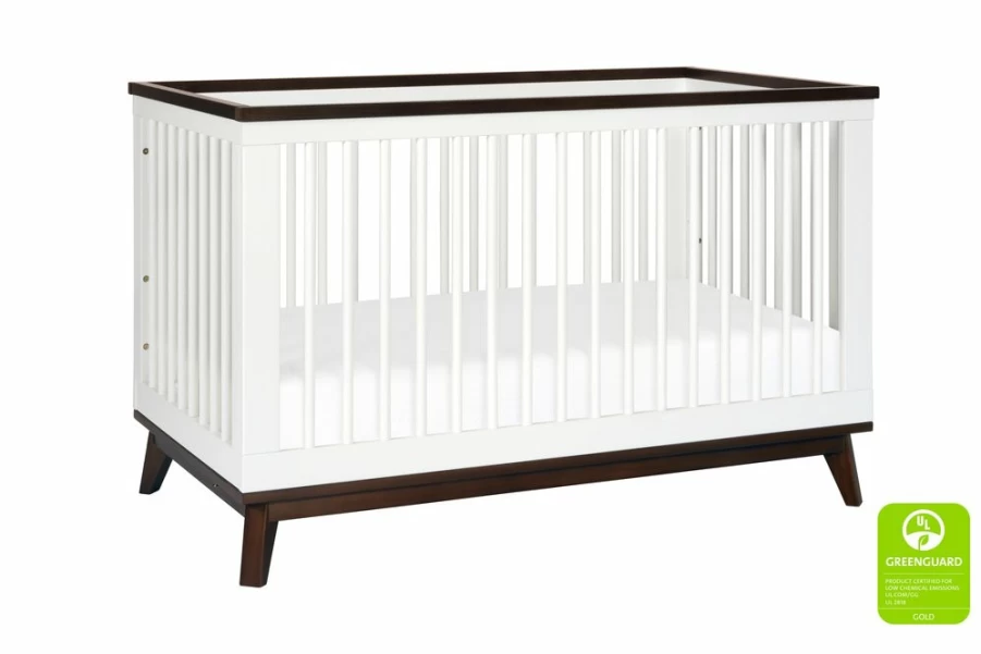 Clearance Babyletto Scoot 3 In 1 Walnut Cot & Pure Core Mattress Bundle