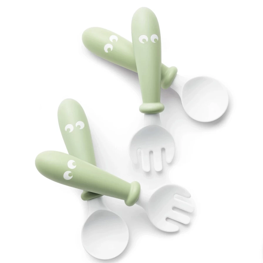 Hot Baby Bjorn Spoon & Fork 4Pk