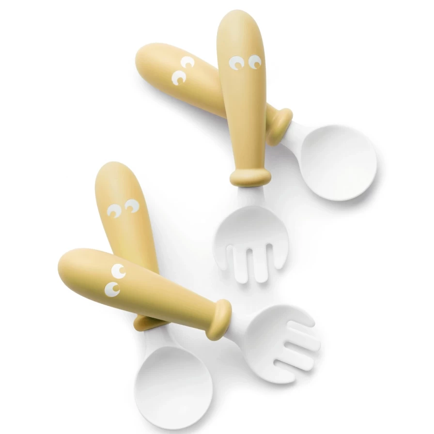 Hot Baby Bjorn Spoon & Fork 4Pk