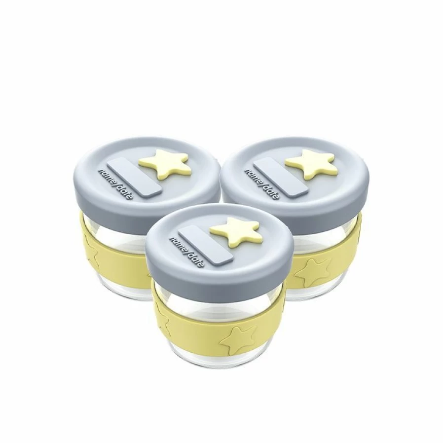 Clearance Cherub Baby Glass Baby Food Storage 3Pk