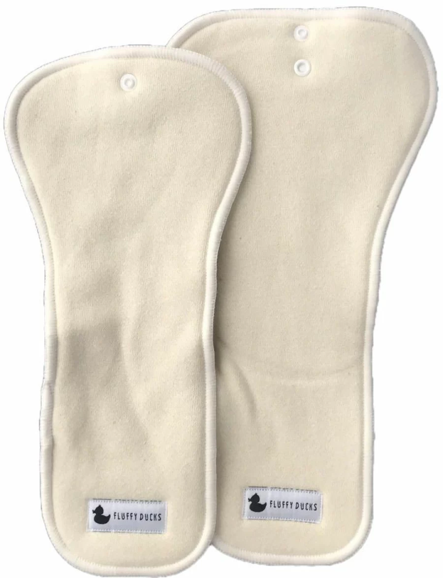 Wholesale Fluffy Ducks Hemp Nappy Inserts 2Pk