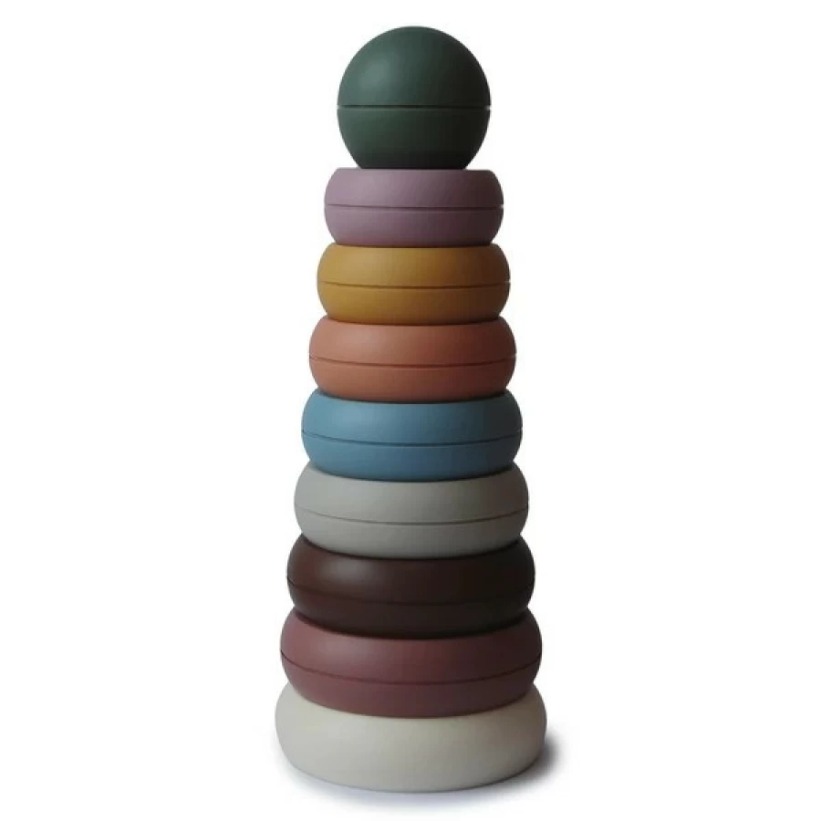 Online Mushie Stacking Rings Tower Toy