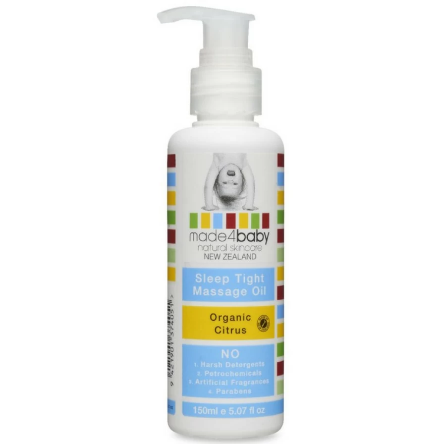 Hot Made4Baby Sleep Tight Organic Citrus Massage Oil 150Ml