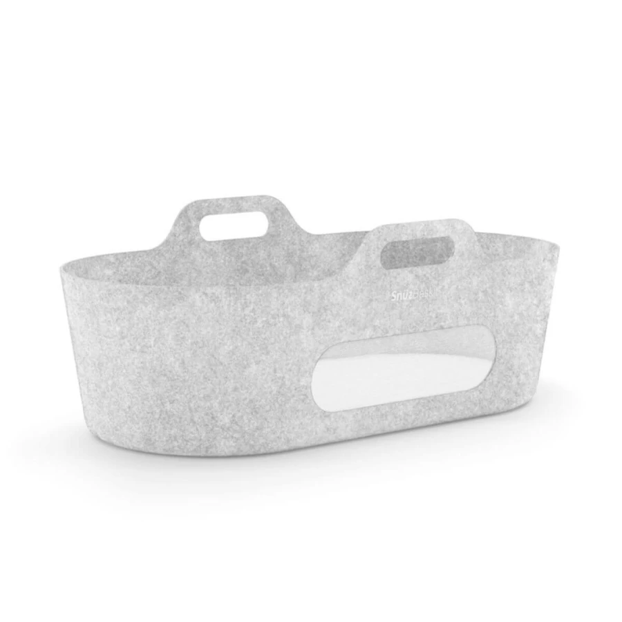 Clearance Snuzbaskit Liner Light Grey Marl