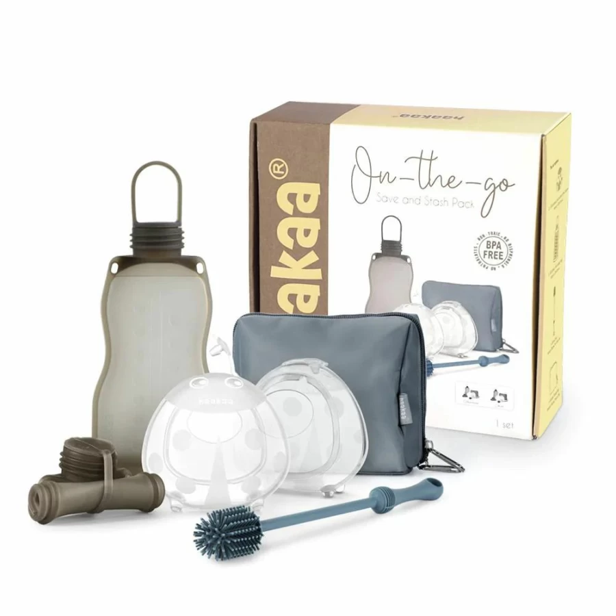 New Haakaa On The Go Breast Milk Save And Stash Pack