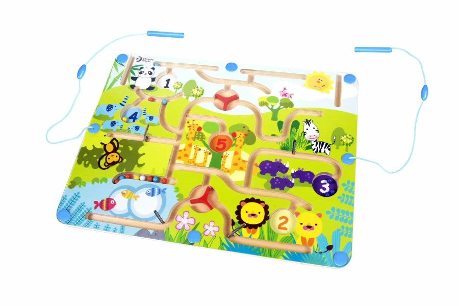 Wholesale Classic World Zoo Magnetic Maze