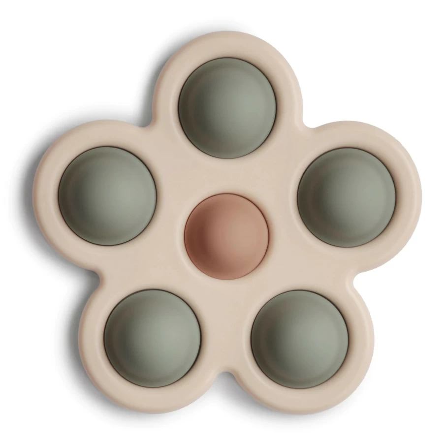 Clearance Mushie Flower Press Toy
