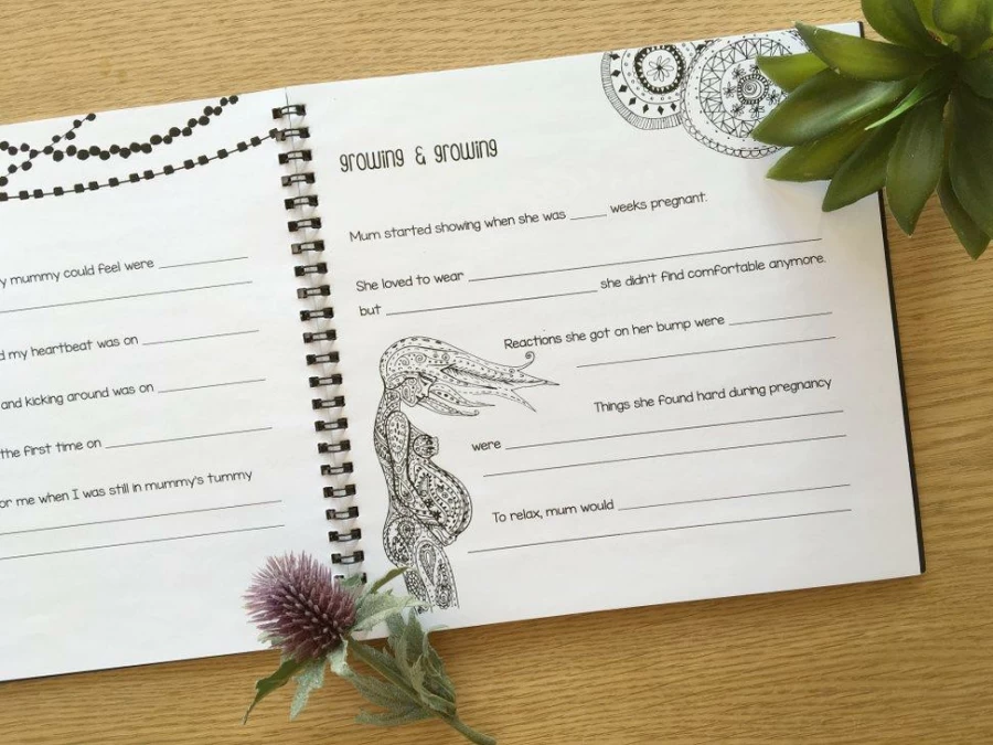 New Marlee + Jo Monochrome Collection The Pregnancy Book
