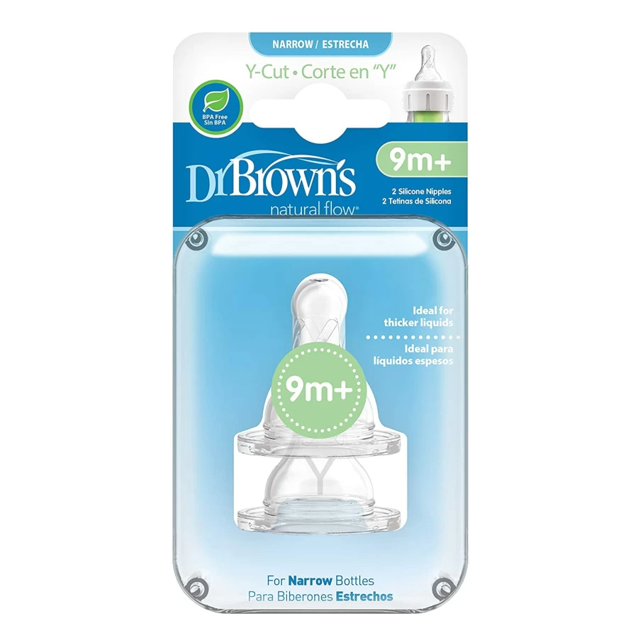 Online Dr Browns Narrow Neck Y Cut Teats 2Pk (9Mths+)