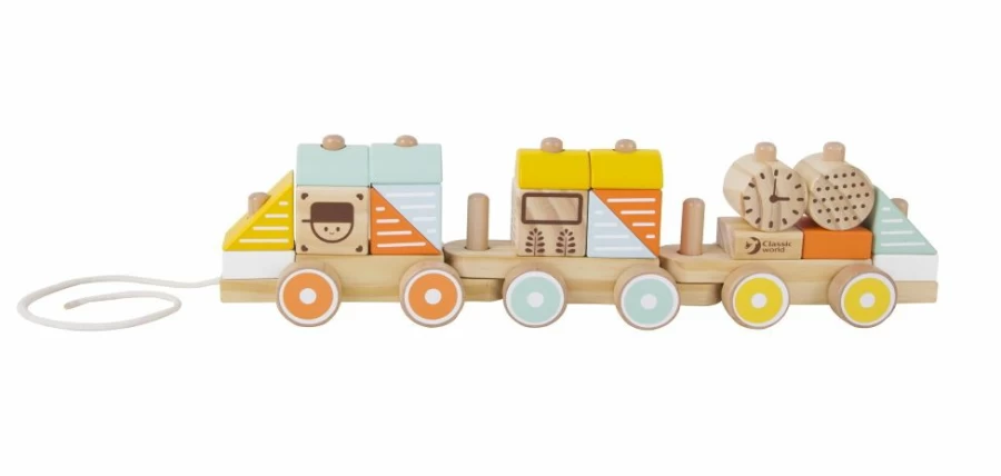 Online Classic World Pull Train Pastel