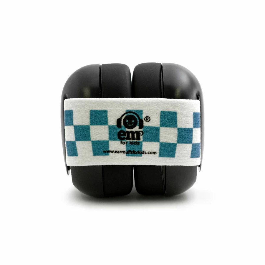 Best Ems For Kids Baby Earmuffs Black With Blue Headband