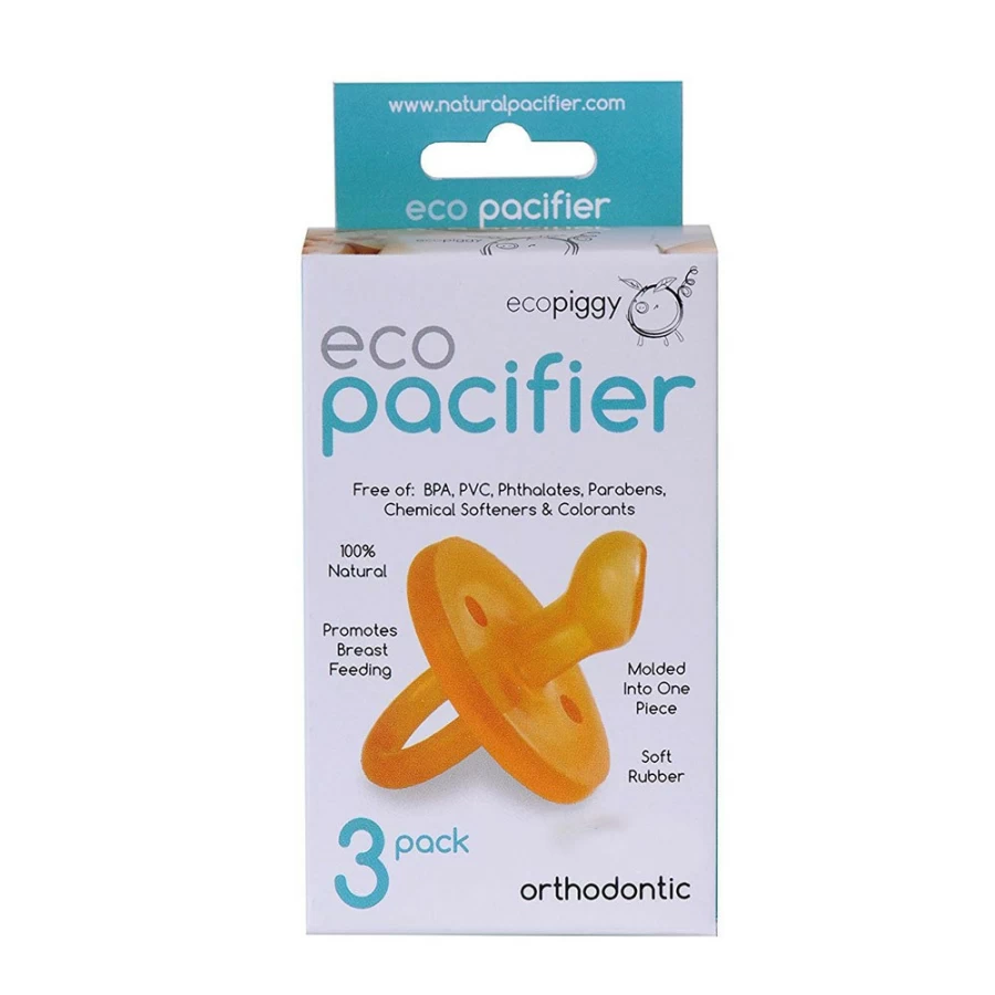 Hot Ecopiggy Ecopacifier Orthodontic 3Pk