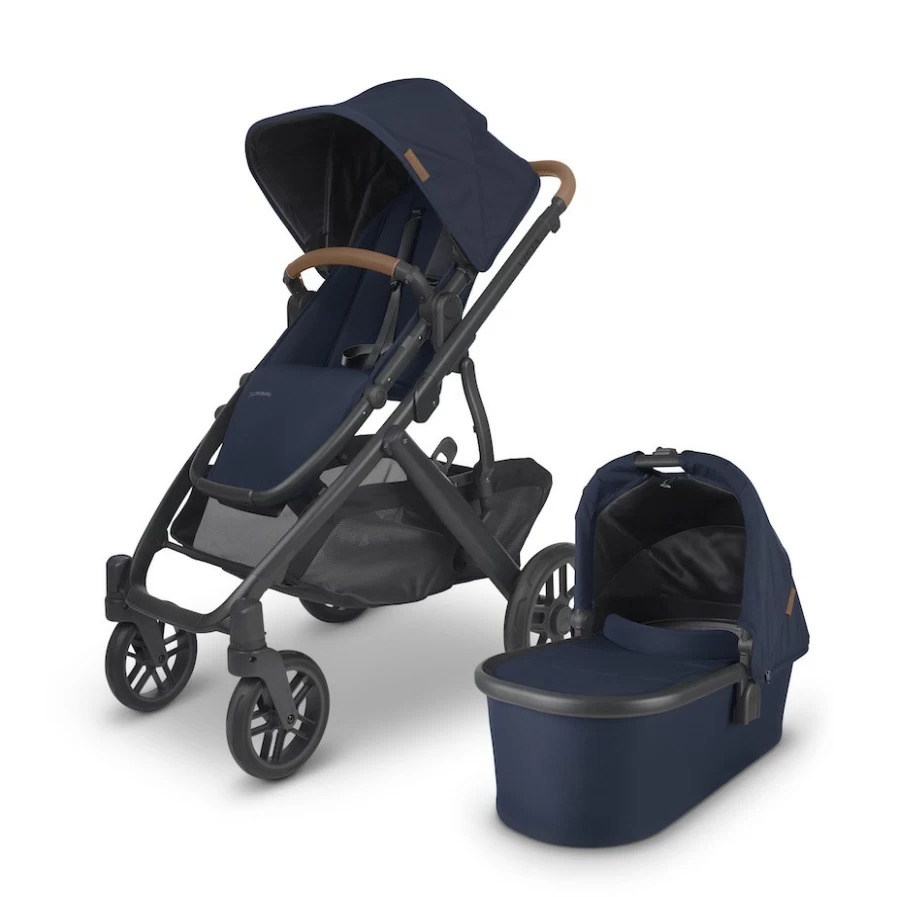 Wholesale Uppababy Vista With Bassinet V2 + Rumbleseat & Upper + Lower Adaptors Bundle