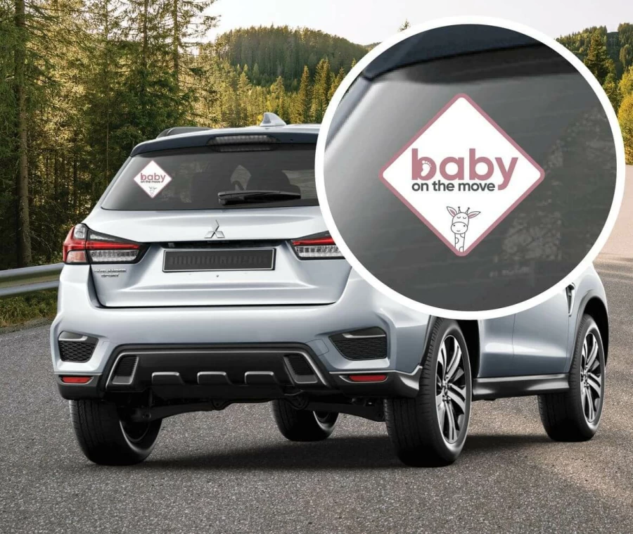 New Baby On The Move Sign