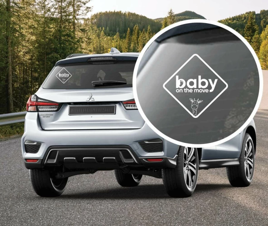 New Baby On The Move Sign