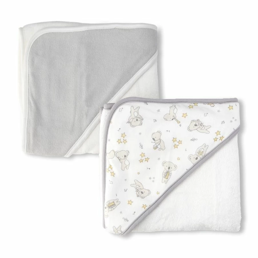 Wholesale Little Linen Hooded Towel 2Pk