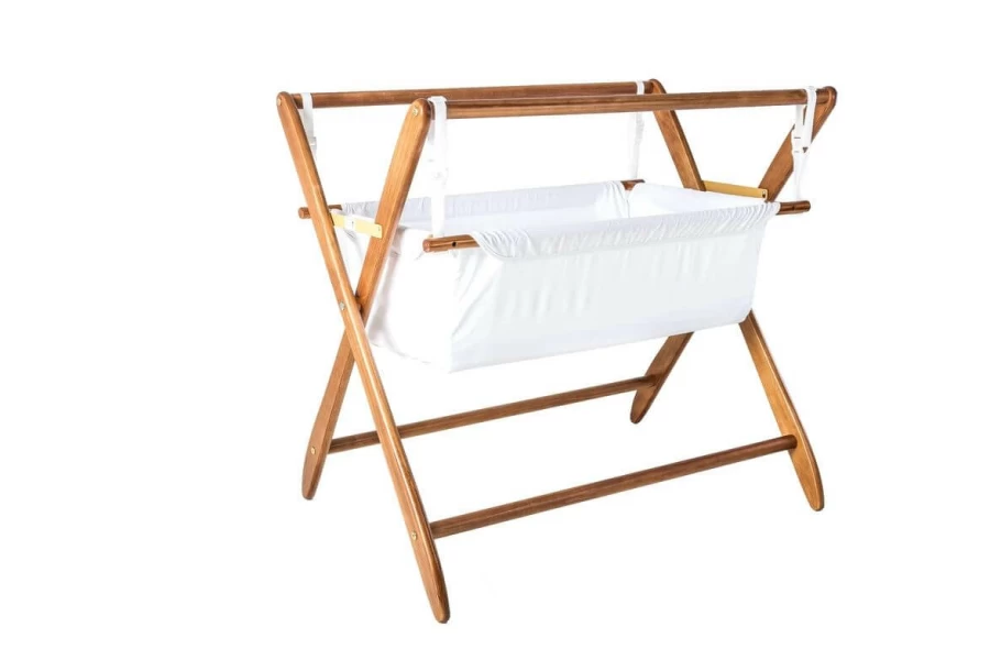 Hot Cariboo Gentle Motions (Bassinet Only) White Fabric