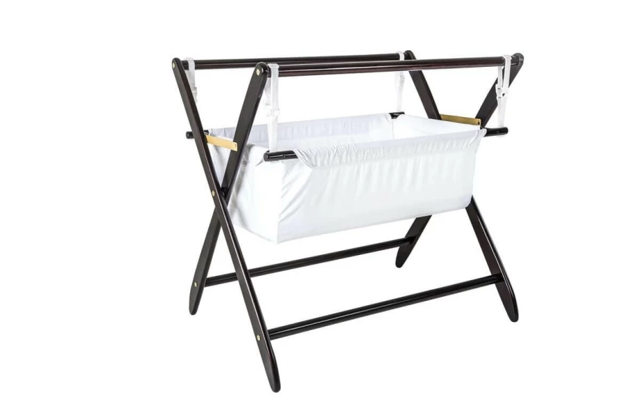 Hot Cariboo Gentle Motions (Bassinet Only) White Fabric