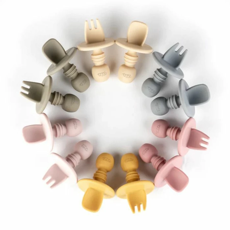 Best Petite Eats Silicone Baby Cutlery