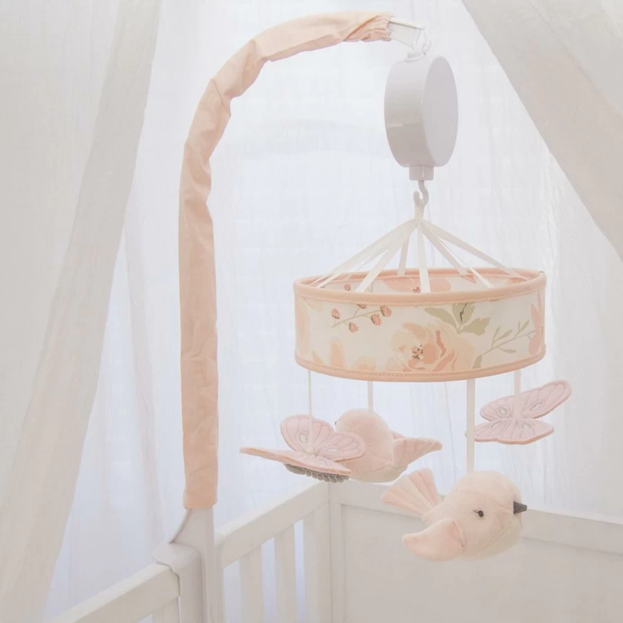 Clearance Lolli Living Musical Cot Mobile Meadow
