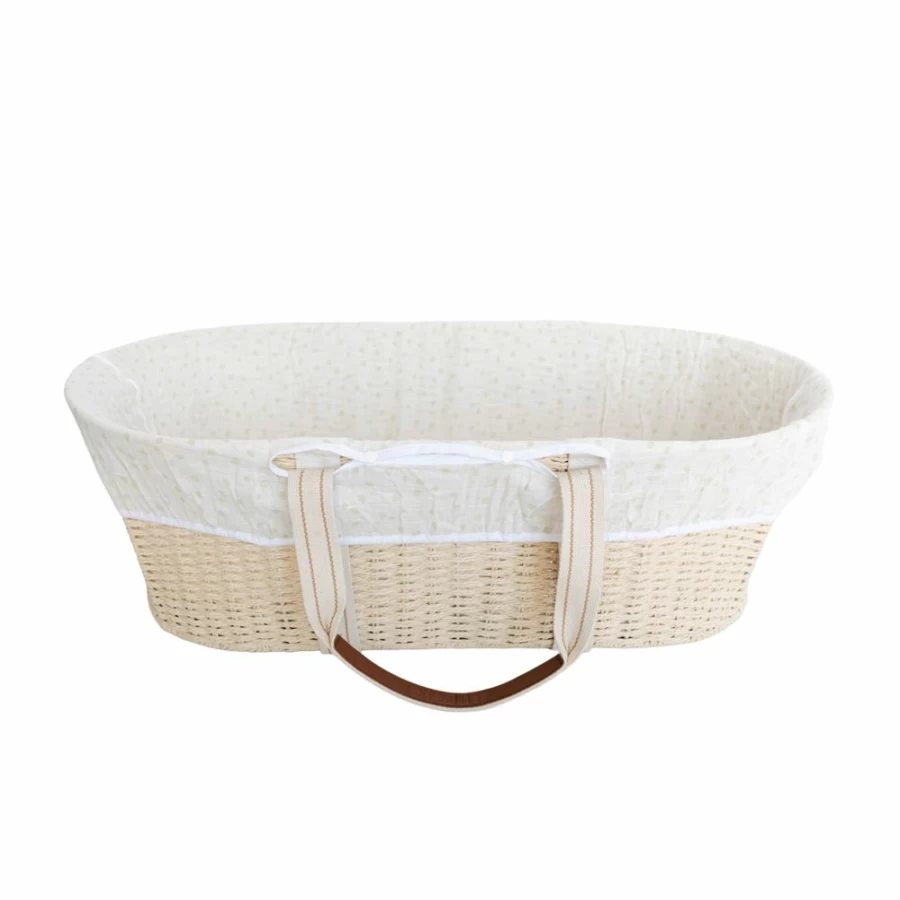 Hot Nestling Moses Basket Muslin Liner