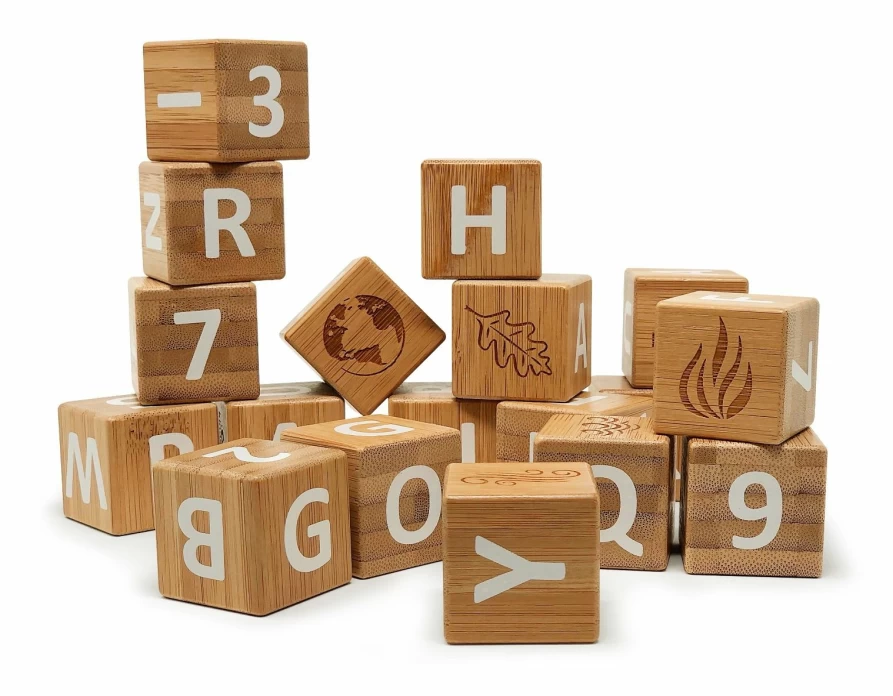 Best Kinderfeets Bamboo Abc Blocks